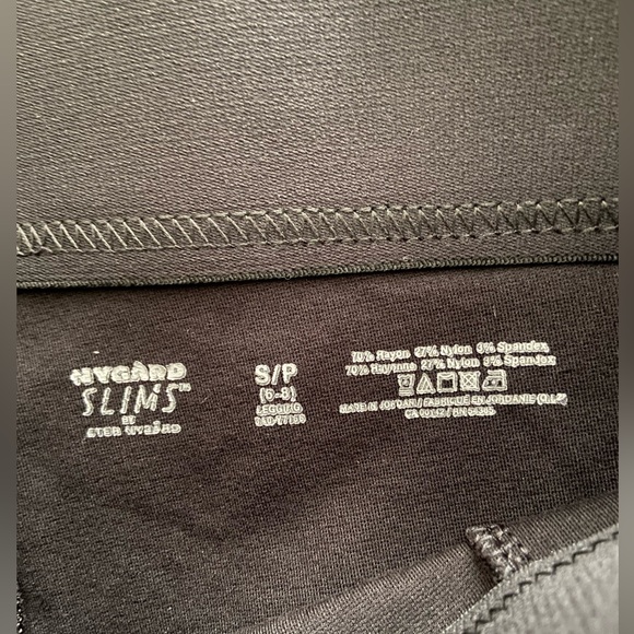 nygard slims have seams down legs stretch pants leggings s/p 6-8 - Picture 3 of 13